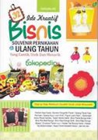 Image of 32 IDE KREATIF BISNIS SOUVENIR PERNIKAHAN DAN ULANG TAHUN