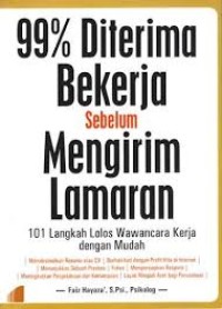 Image of 99% DITERIMA BEKERJA SEBELUM MENGIRIM LAMARAN