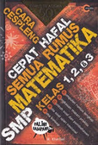 Image of CEPAT HAFAL RUMUS MATEMATIKA SMP 1,2,3