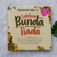 Image of Sebelum Bunda Tiada